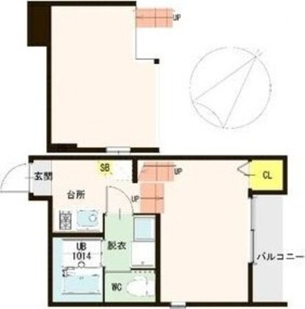 ハーモニーテラス新田の物件間取画像